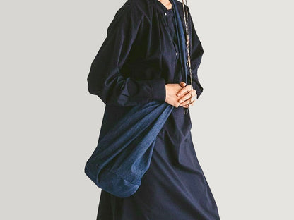 Cotton Saachi Bag: Denim