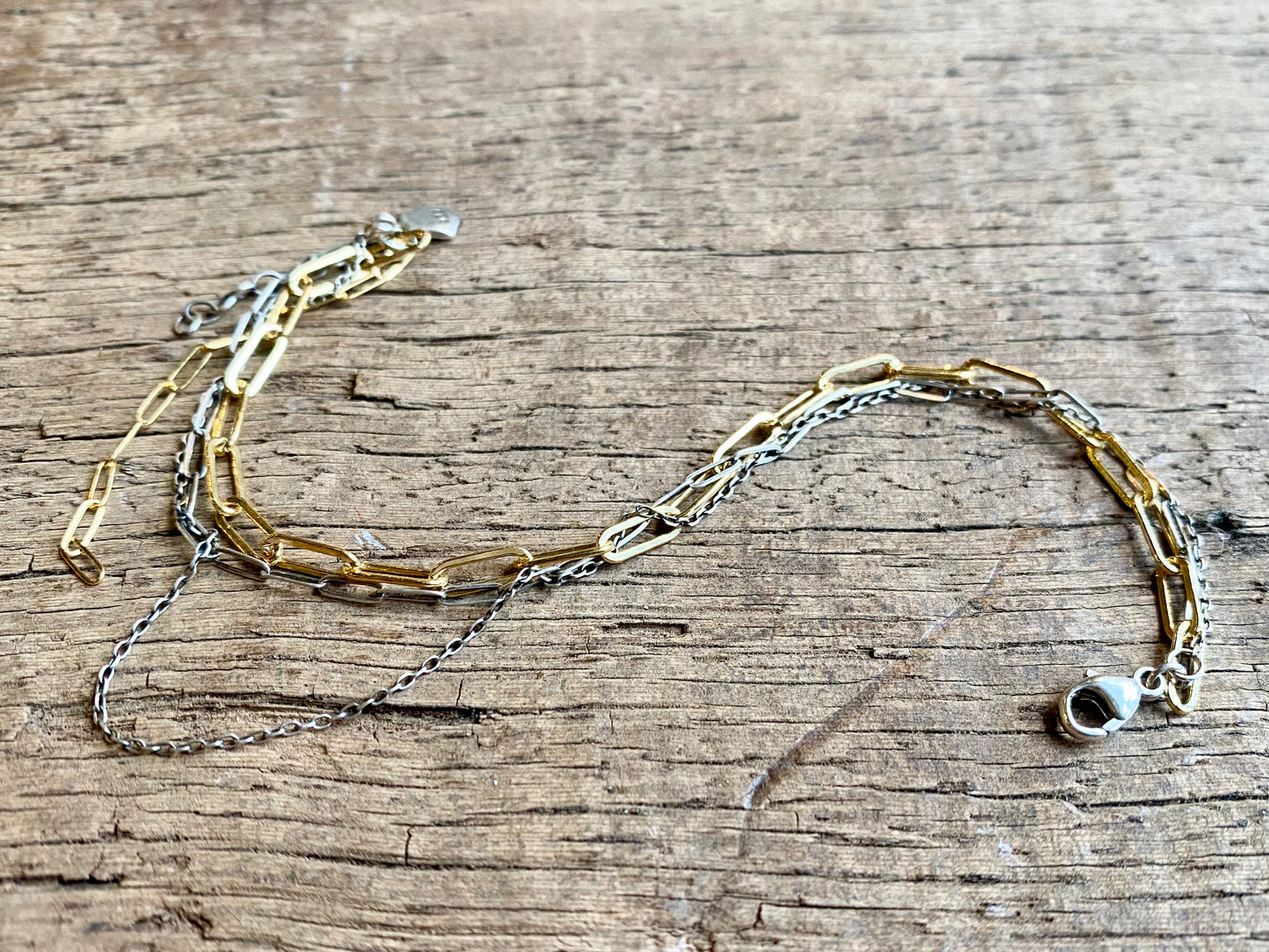 Tangled Mixed Chain Bracelet