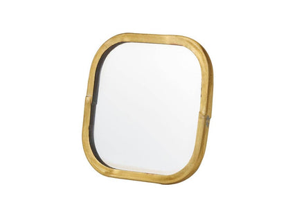 Brass Framed Travel Mirror
