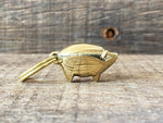 Load image into Gallery viewer, Brass Pig Keyring
