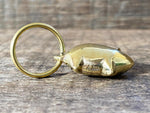 Load image into Gallery viewer, Brass Pig Keyring
