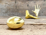 Load image into Gallery viewer, Brass Egg Paperweight
