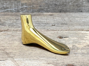 Brass Foot Paperweight
