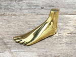 Load image into Gallery viewer, Brass Foot Paperweight
