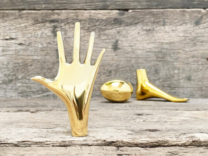 Brass Hand Paperweight