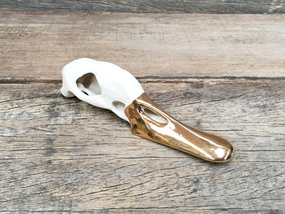 Porcelain Swan Skull