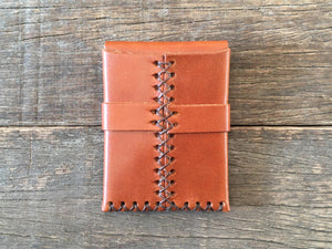 Flap Card Case Tan