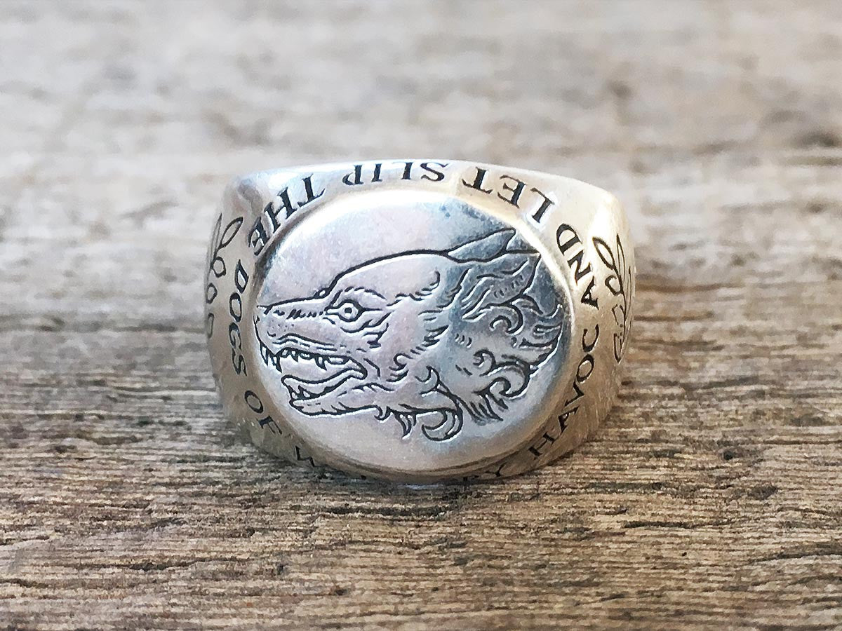 Dogs of War Signet Ring