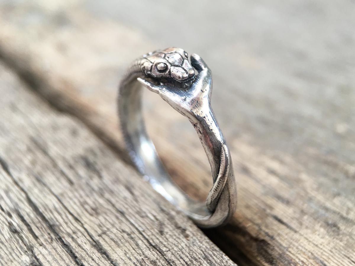 Resting Nagini Ring