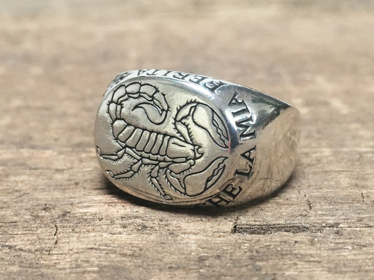 Scorpion Signet Ring