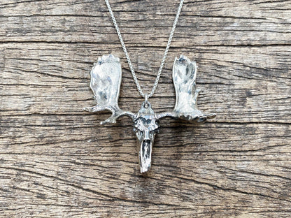 Moose Skull Pendant