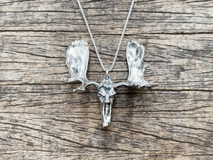 Moose Skull Pendant