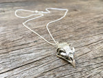 Load image into Gallery viewer, Hawk Skull Pendant
