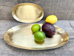 Load image into Gallery viewer, Brass Oval Tray
