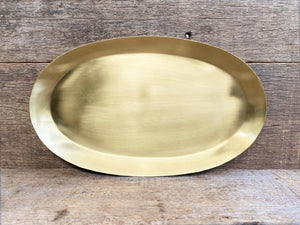 Brass Oval Tray