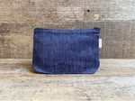 Load image into Gallery viewer, Zip Pouch Linen Denim
