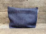 Load image into Gallery viewer, Zip Pouch Linen Denim
