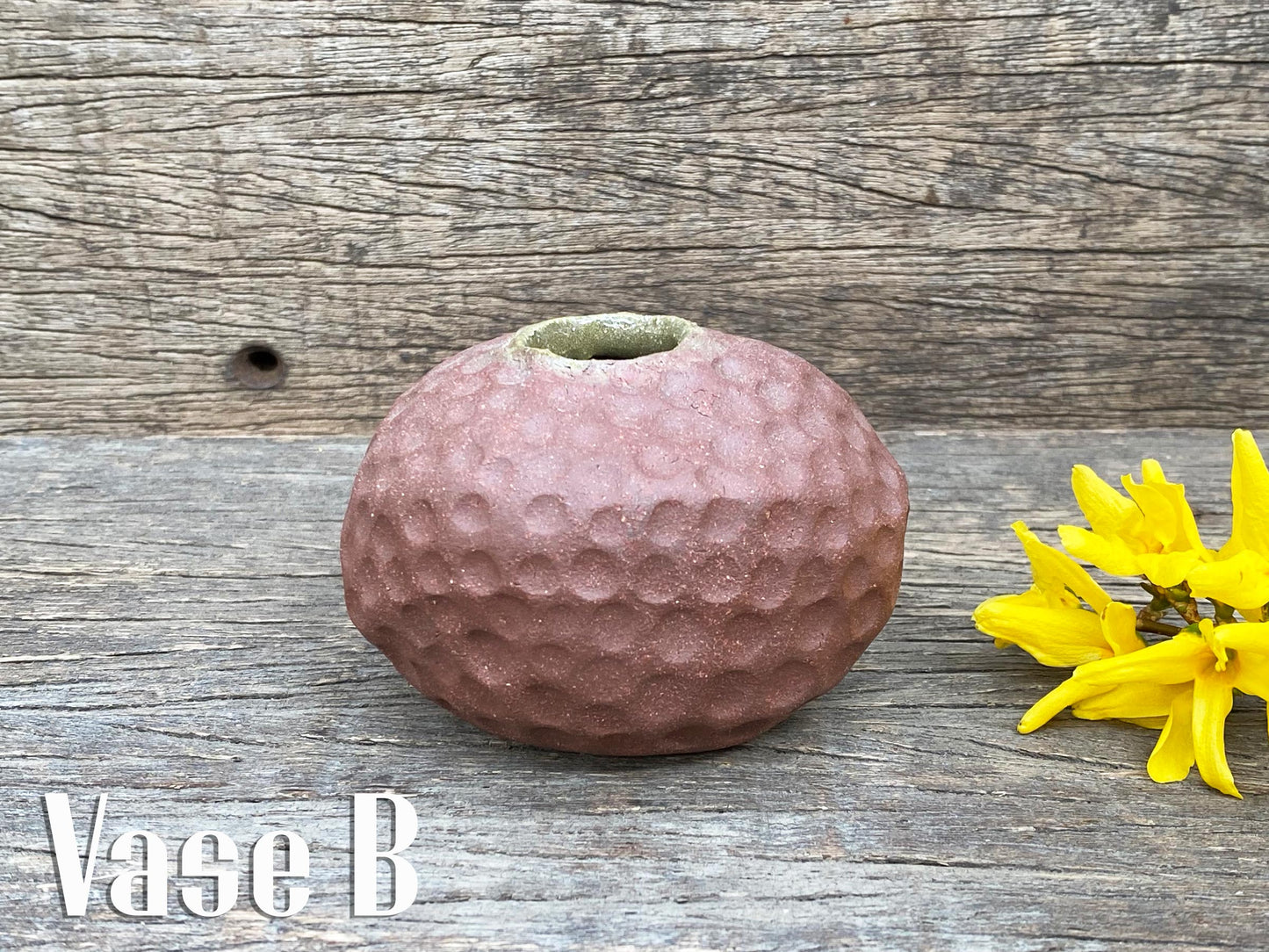 Stoneware Pinch Vase