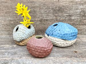 Stoneware Pinch Vase