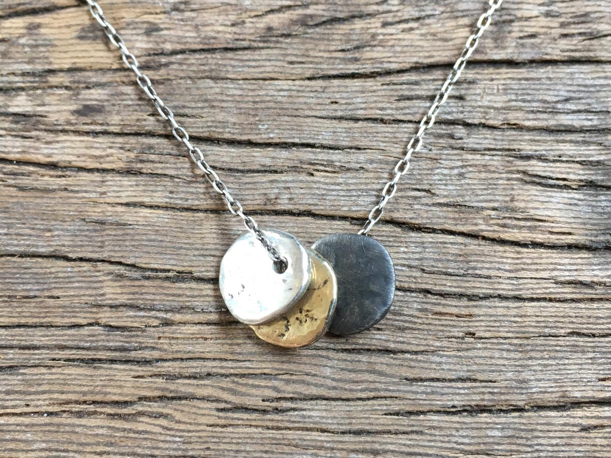 Three-Disc Necklace