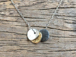 Load image into Gallery viewer, Three-Disc Necklace
