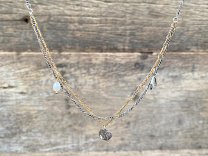 Tangled Chain Charm Necklace