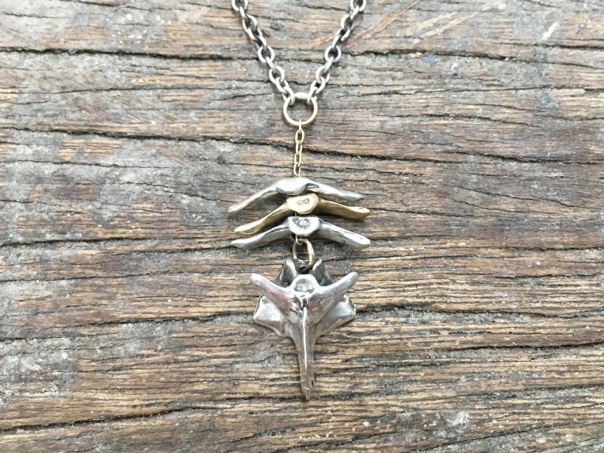 Bone & Vertebrae Necklace