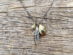 Load image into Gallery viewer, Bud &amp; Seed Charm Necklace
