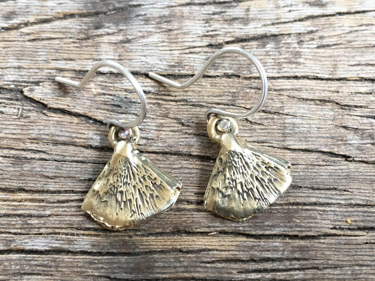 Fishbone Fan Earrings