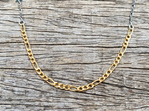 Mixed Figaro Thin Chain Necklace
