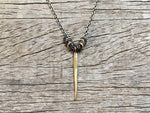 Load image into Gallery viewer, Spike &amp; Ring Necklace
