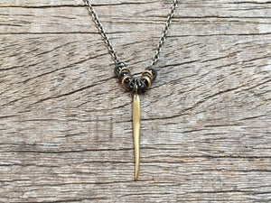 Spike & Ring Necklace