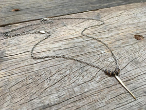 Spike & Ring Necklace
