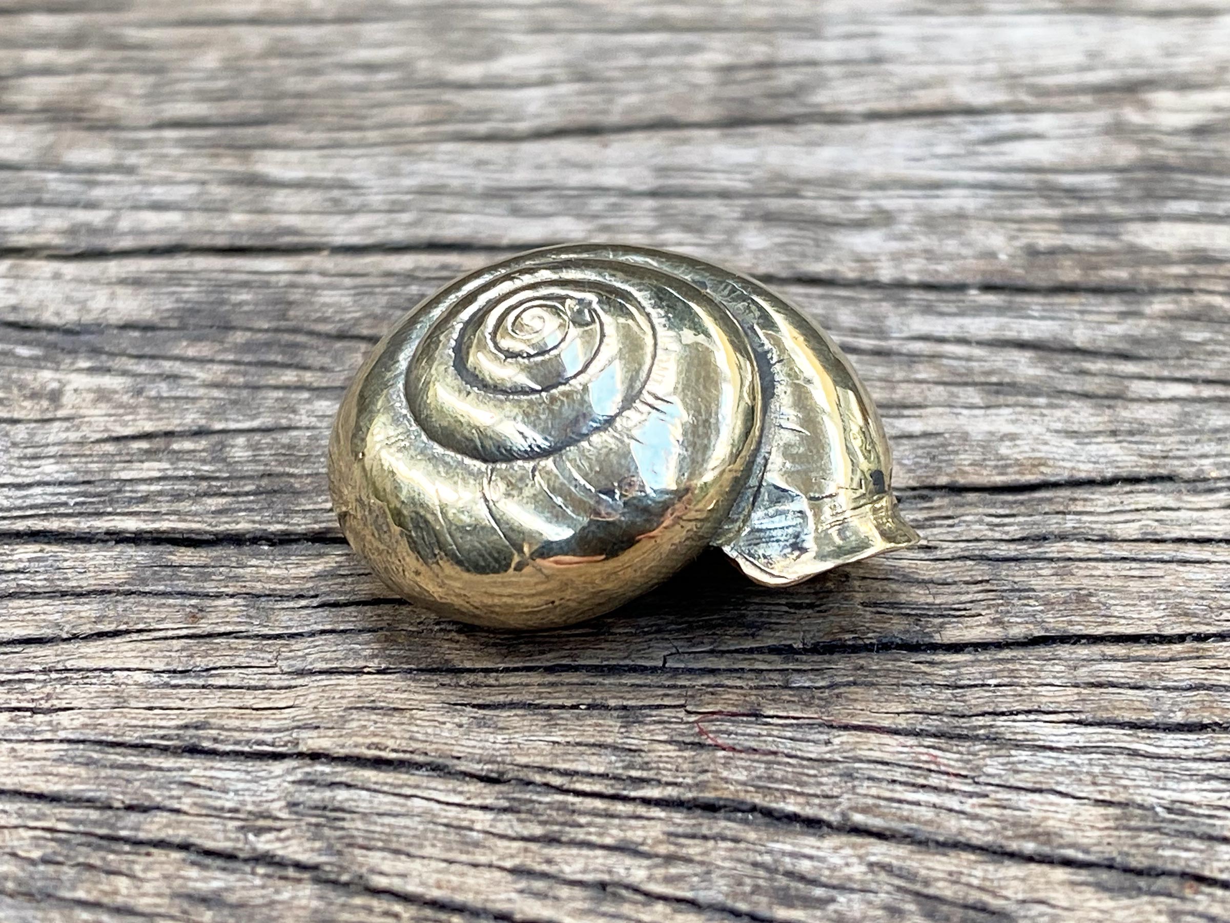 Brass Snail Shell