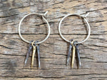 Load image into Gallery viewer, Spike Hoop Earrings
