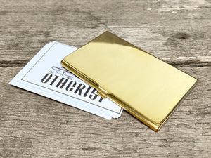 Brass Card Case