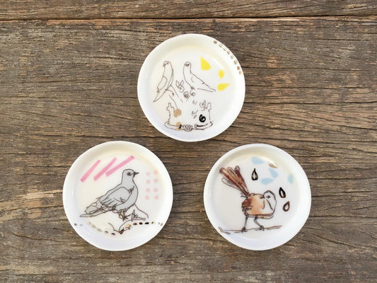 Flora & Fauna Tiny Dish Set