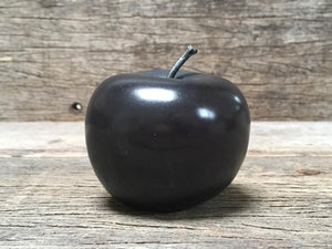 Ceramic Apple: Black