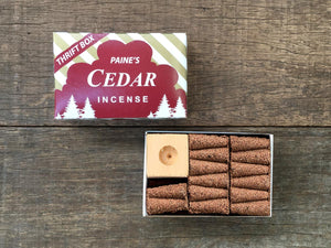 Cedar Incense Cones