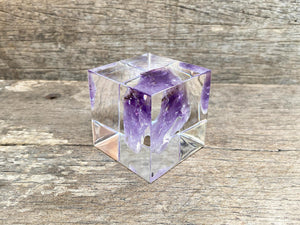 Specimen Cube: Amethyst