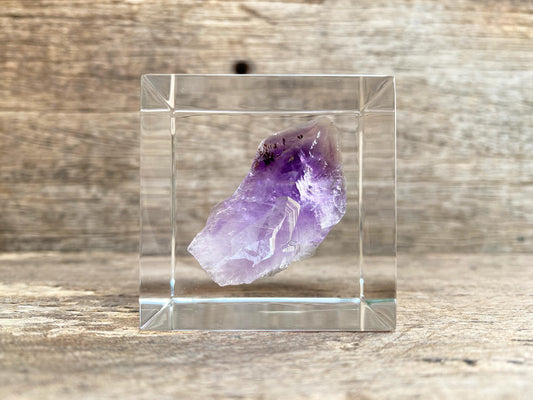 Specimen Cube: Amethyst