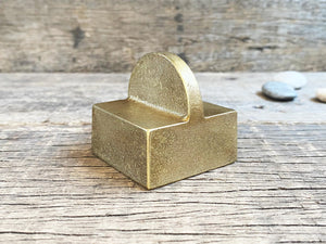 Brass Stamp Paperweight