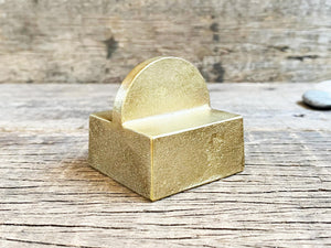 Brass Stamp Paperweight