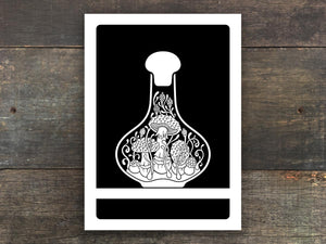 Mushroom Print, Amanita Muscaria