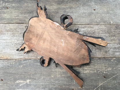 Moustachioed Man Carving