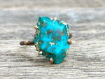 Load image into Gallery viewer, Zambian Turquoise Ring
