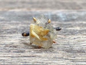 Rutilated Quartz Ring