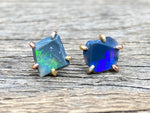 Load image into Gallery viewer, Australian Opal Gold Studs
