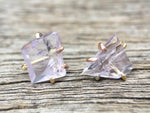 Load image into Gallery viewer, Rose de France Gold Studs
