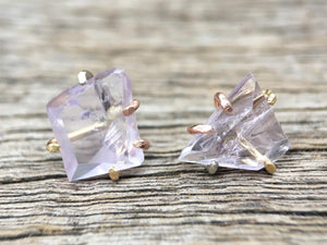 Rose de France Gold Studs